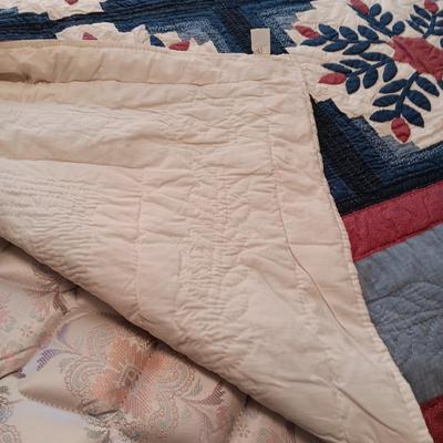 LL BEAN TWIN SIZE QUILTED BEDSPREAD