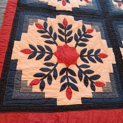 LL BEAN TWIN SIZE QUILTED BEDSPREAD