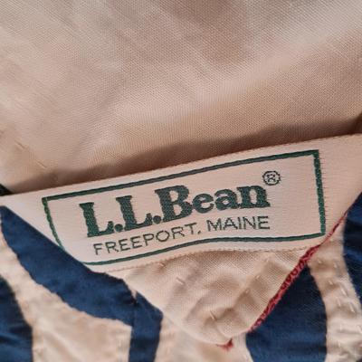 LL BEAN TWIN SIZE QUILTED BEDSPREAD