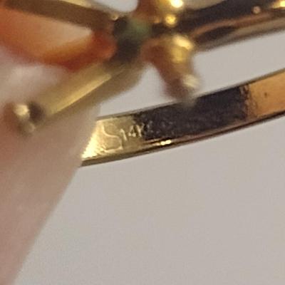 14 Karat Yellow Gold Jewelry Pieces in Disrepair- Approx Total Weight 4.3 Grams (#43)