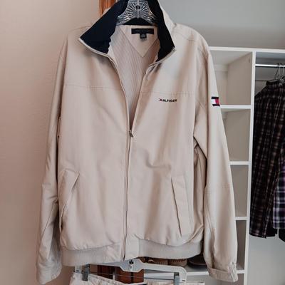 MEN'S TOMMY HILFIGER PANTS, SHIRT, SHORTS AND JACKET