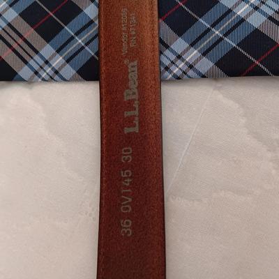 VARIOUS NECKTIES AND 2 LEATHER BELTS SIZE 36