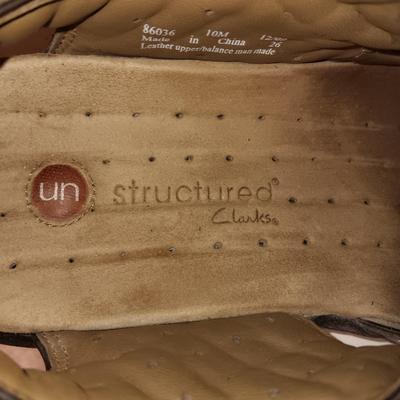 MEN'S CABELA SHOES, LEATHER SLIPPERS AND CLARKS SANDALS SIZE 10
