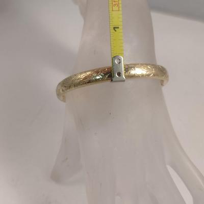 Coro 1/20 12 Karat Gold Filled Bangle Bracelet (#52)