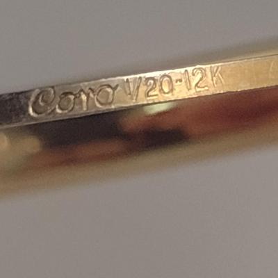 Coro 1/20 12 Karat Gold Filled Bangle Bracelet (#52)