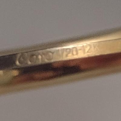 Coro 1/20 12 Karat Gold Filled Bangle Bracelet (#52)