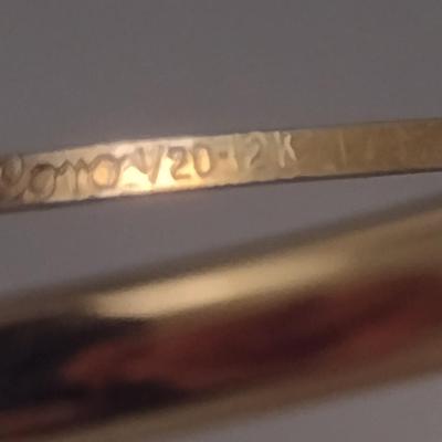 Coro 1/20 12 Karat Gold Filled Bangle Bracelet (#52)