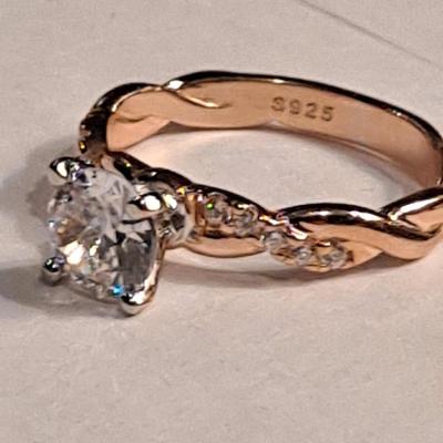 Cubic Zirconia Ring S925 Silver