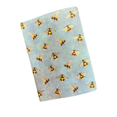 Gilded Edge Bee Design Pocket A5 Notebook by TOSCANA CARTE PREGIATE SRL