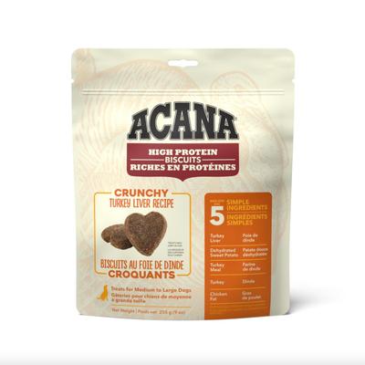 Champion - Acana - Dog Crunchy Turkey Liver Treats Large 9oz