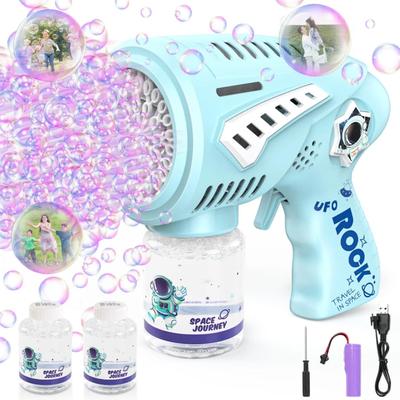 Bubble Gun for Kids, 39 Hole Electric Bubble Guns Machine with 10000+ Rich Bubbles, Automatic Bubble Blaster Toy for Birthday Gift,...
