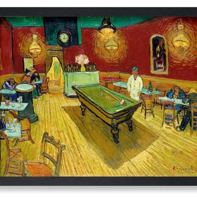 (TGV) Poster Master Vintage Van Gogh Poster - Retro The Night Cafe Print - Impressionism Art - Gift for Men & Women - Aesthetic Decor...