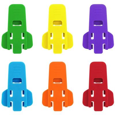 6 Pack Manual Easy Can Opener Soda Beer Can Openers Plastic Beverage Can Cover Protector for Pop Coke Aluminum Beverage Drink Shields for...