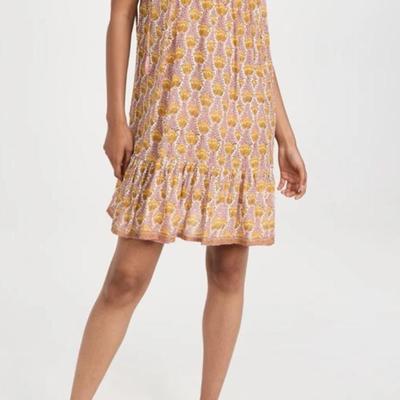 Size 9.5 Stuart Weitzman Women's Playa Knot Flat Slides in Tan Calf Skin Leather