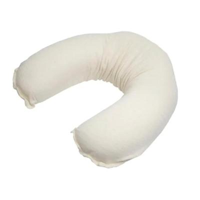 Essentia Montreal Canada Er-GO Organic Travel Neck Pillow in Tan Stripes