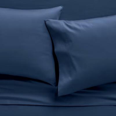 Sleep Number Essential Fit Cotton Sheet Set Flextop King in Navy Blue (424401)