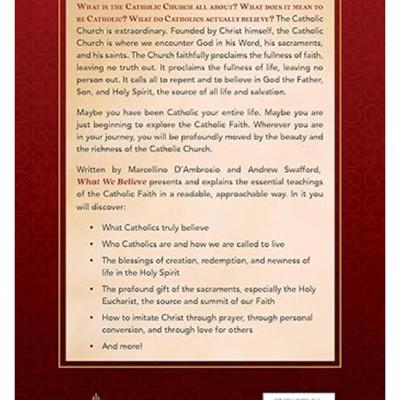 What We Believe: The Beauty of the Catholic Faith Paperback – August 18, 2022