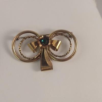 Pair of Gold Filled Brooches- Catamore and L.S. Co. (#54)