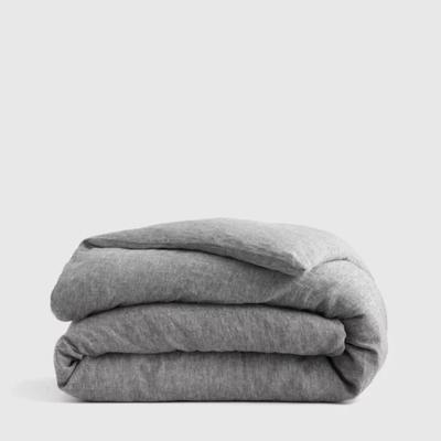 Size King/California King Quince European Linen Chambray Duvet Cover