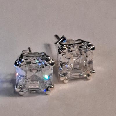 Lab created Diamond Earrings