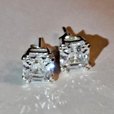 Lab created Diamond Earrings