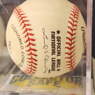 Maury Wills #30 Dodgers MVP 62 OMLB Signed Autographed Baseball In Collectors Case