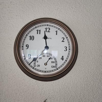 Clock w temperature