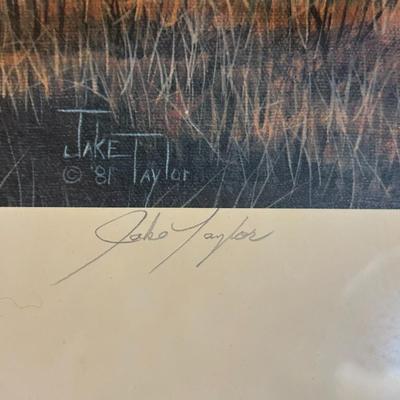 Signed Jake Taylor