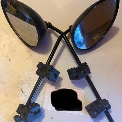 Universal clip on towing mirrors