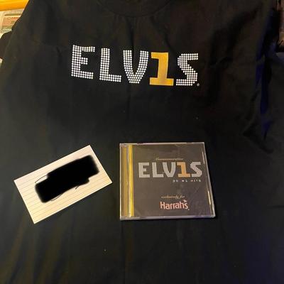 Elvis tshirt and Elvis Disc