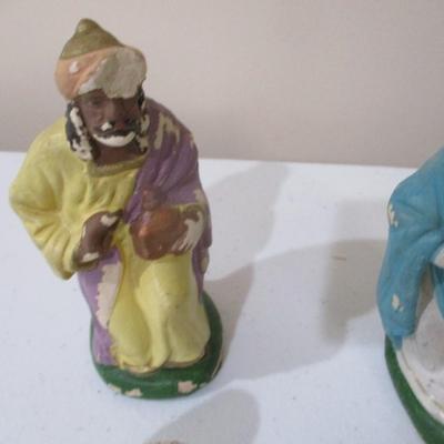 Vintage 14 Piece Nativity Set 1950's (TR)