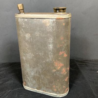 LOT 29: Vintage Camping Supplies Including Aluminum Cooker and Pots, Camping Seat, Canteen and More