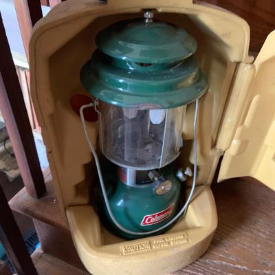 LOT36: Colman Lantern with Case, Frabill’s Lantern Reflectors and Adjustable Lantern Holder In Original Boxes