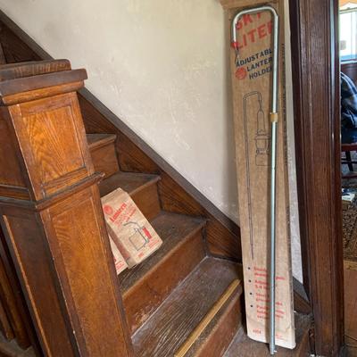 LOT36: Colman Lantern with Case, Frabill’s Lantern Reflectors and Adjustable Lantern Holder In Original Boxes