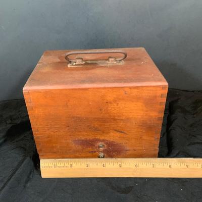 LOT 38: Vintage/ Antique Watchmaker Repairing Tools In Wooden Box