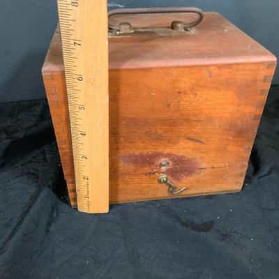 LOT 38: Vintage/ Antique Watchmaker Repairing Tools In Wooden Box