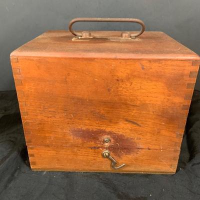 LOT 38: Vintage/ Antique Watchmaker Repairing Tools In Wooden Box