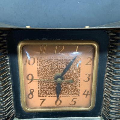 LOT 46: Vintage United Electric Atomic Space Clock and Telecron Electric Marble