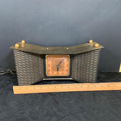 LOT 46: Vintage United Electric Atomic Space Clock and Telecron Electric Marble