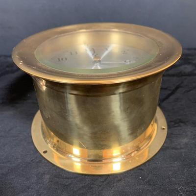 LOT 47: Set of Two (2) Vintage Ship’s Bell Clocks By Airguide and Unbranded