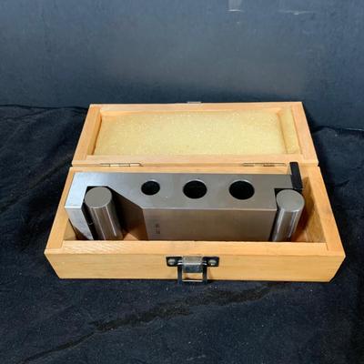 LOT51: Starrette 823C Inside Micrometer Tool. Probe Inspection Kit and Sine Bar
