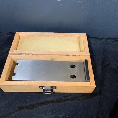 LOT51: Starrette 823C Inside Micrometer Tool. Probe Inspection Kit and Sine Bar