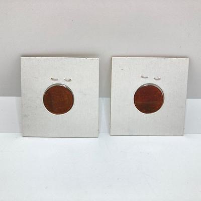 LOT 56: Three 1909 Pennies - (2) 1909 VDB and (1) 1909-S