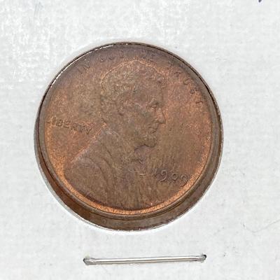 LOT 56: Three 1909 Pennies - (2) 1909 VDB and (1) 1909-S
