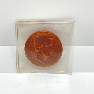 LOT 58: Eight Bronze Inaugurated Presidential Medals / Tokens in Large and Small Sizes (John F. Kennedy, Abraham Lincoln, Dwight D....