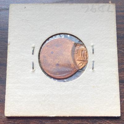 LOT 59: Three U.S. Penny / Cent Error Coins