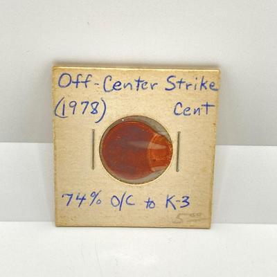 LOT 59: Three U.S. Penny / Cent Error Coins