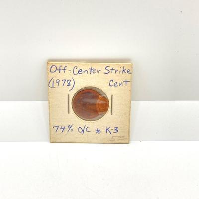 LOT 59: Three U.S. Penny / Cent Error Coins