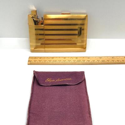 LOT 61: Vintage Elgin American Brass Cigarette Holder / Lighter