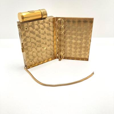 LOT 62: Vintage Mother of Pearl Cigarette / Lipstick Holder / Compact
